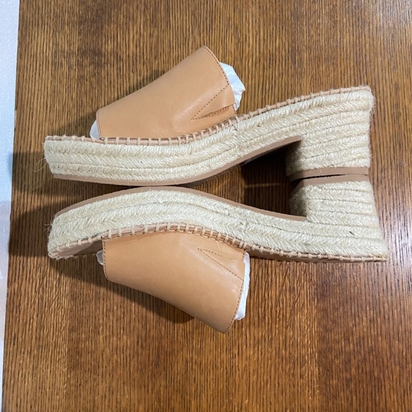 Soludos Women's Laguna Mule Sandals Camel/Tan Leather Upper Slip on Vacation NEW - Picture 6 of 10